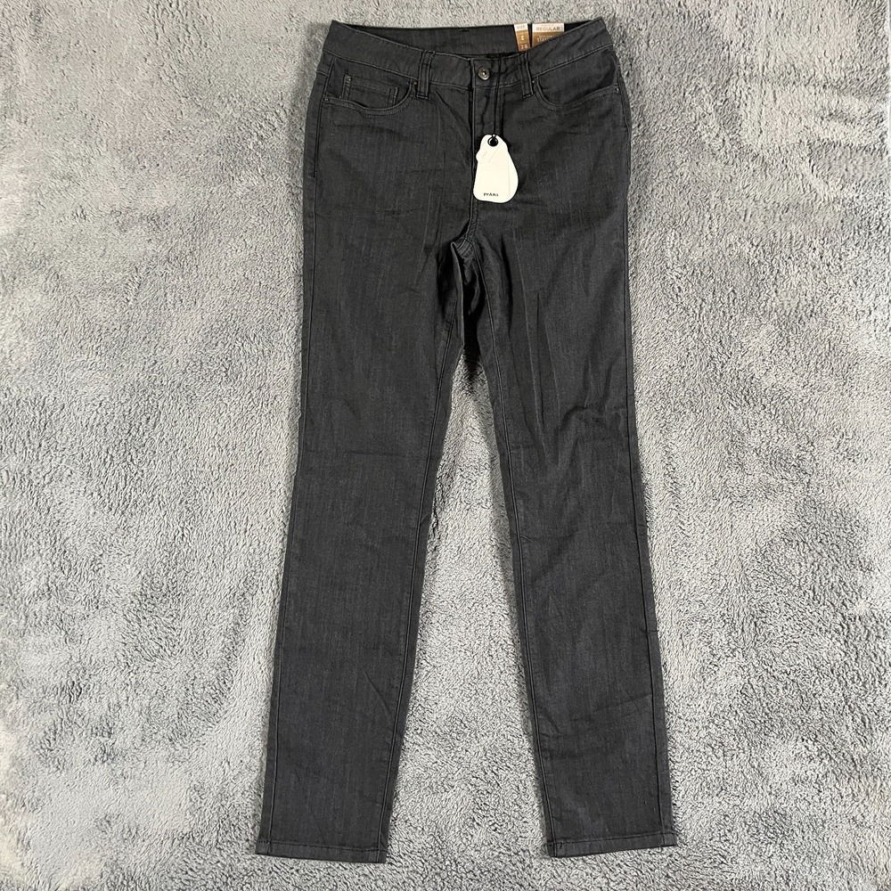 PrAna Women's Kayla High-Rise Skinny Jeans 6 in Dark Denim 32" Stretch Organic